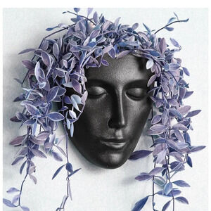 Face Wall Planter | Unique Modern Ceramic Plant